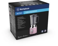 Westinghouse Blender Retro Collections - Roze - 1.5 Liter - WKBE221WH -Cuisine Et Table WKBE221PK 3D Box