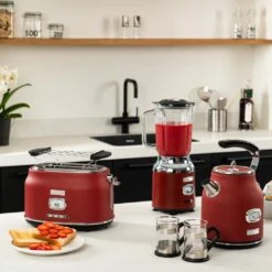 Westinghouse Blender Retro Collections - Cranberry Red - 1.5 Liter - WKBE221RD -Cuisine Et Table WKBE221RD Retro Table Blender 5