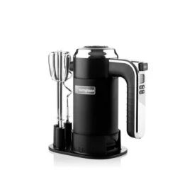 Westinghouse Handmixer Retro Collections - 6 Standen - Liquorice Black - WKHM250BK -Cuisine Et Table WKHM250BK Retro Hand Mixer 1 600x600 1