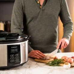 Westinghouse Slowcooker - Uitneembare Keramische Pan - RVS - 6 Liter - WKSC65 13 Westinghouse Slowcooker - Uitneembare Keramische Pan - RVS - 6 Liter - WKSC65 -Cuisine Et Table WKSC65 Westinghouse Slow Cooker 5