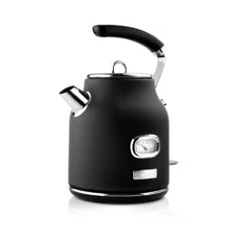 Westinghouse Waterkoker Retro Collections - 2200 W - Liquorice Black - 1.7 Liter - WKWKH148BK -Cuisine Et Table WKWK148BK Retro Kettle 1