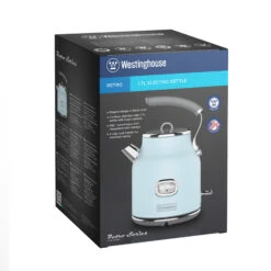 Westinghouse Waterkoker Retro Collections - 2200 W - Blauw - 1.7 Liter - WKWKH148BU -Cuisine Et Table WKWKH148BU Electric Kettle Retro BLUE Box