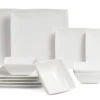 BonBistro Serviesset Yong Squito - Wit - 12-delig / 4 Personen -Cuisine Et Table Yong Serviesset Squito 12 Delig
