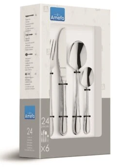 Amefa Bestekset Bologna - 24-delig / 6 Personen -Cuisine Et Table amefa bestekset