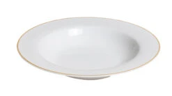 Studio Tavola Serviesset Wit / Goud - 18-delig / 6 Personen -Cuisine Et Table bord diep 1 1