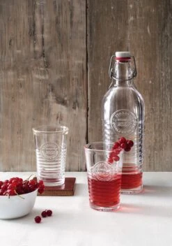 Bormioli Rocco Beugelflessen / Weckflessen Officina 1825 - Transparant - 1.2 Liter - 4 Stuks -Cuisine Et Table bormioli oficina 1