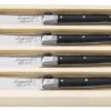 Laguiole Style De Vie Botermessen Zwart - 4 Stuks -Cuisine Et Table botermesjes zwart kl 1 2