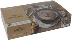 De Buyer Steaklover Box ( 1 Koekenpan Mineral B ø 26cm, 1 Pepermolen En 1 Grilltang) - Zonder Anti-aanbaklaag