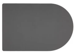 Jay Hill Placemat - Vegan Leer - Grijs / Roze - Bread - Dubbelzijdig - 44 X 30 Cm -Cuisine Et Table bread grijs