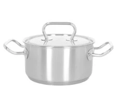 Demeyere - 4 Delige Pannenset (Kookpan ø 18 / 20 / 24 Cm + Steelpan ø 18 Cm) + Deksels Classic 3 - RVS -Cuisine Et Table classic 40850 869 0 01