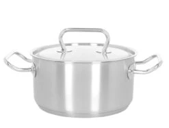 Demeyere - 4 Delige Pannenset (Kookpan ø 18 / 20 / 24 Cm + Steelpan ø 18 Cm) + Deksels Classic 3 - RVS -Cuisine Et Table classic 40850 870 0 01
