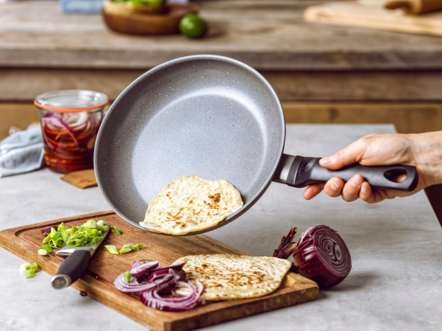 BK Koekenpan Granite Aluminium - ø 28 Cm - Keramische Anti-aanbaklaag 8 BK Koekenpan Granite Aluminium - ø 28 Cm - Keramische Anti-aanbaklaag - Image 6