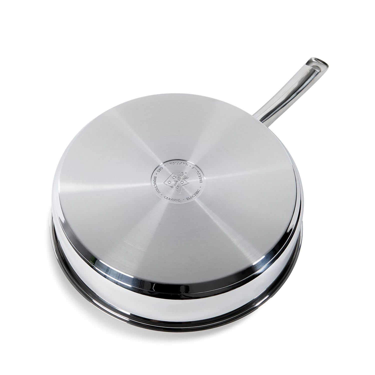 BK Hapjespan Met Deksel - Bright RVS - ø 28 Cm - Zonder Anti-aanbaklaag 5 BK Hapjespan Met Deksel - Bright RVS - ø 28 Cm - Zonder Anti-aanbaklaag - Image 3