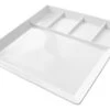 Fonduebord / Gourmetbord - 5 Vakken - Wit - 24 X 24 Cm -Cuisine Et Table gourmet bord