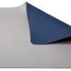 Jay Hill Placemat - Vegan Leer - Grijs / Blauw - Dubbelzijdig - 46 X 33 Cm -Cuisine Et Table jay hill placemat blauw lichtgrijs 33 46