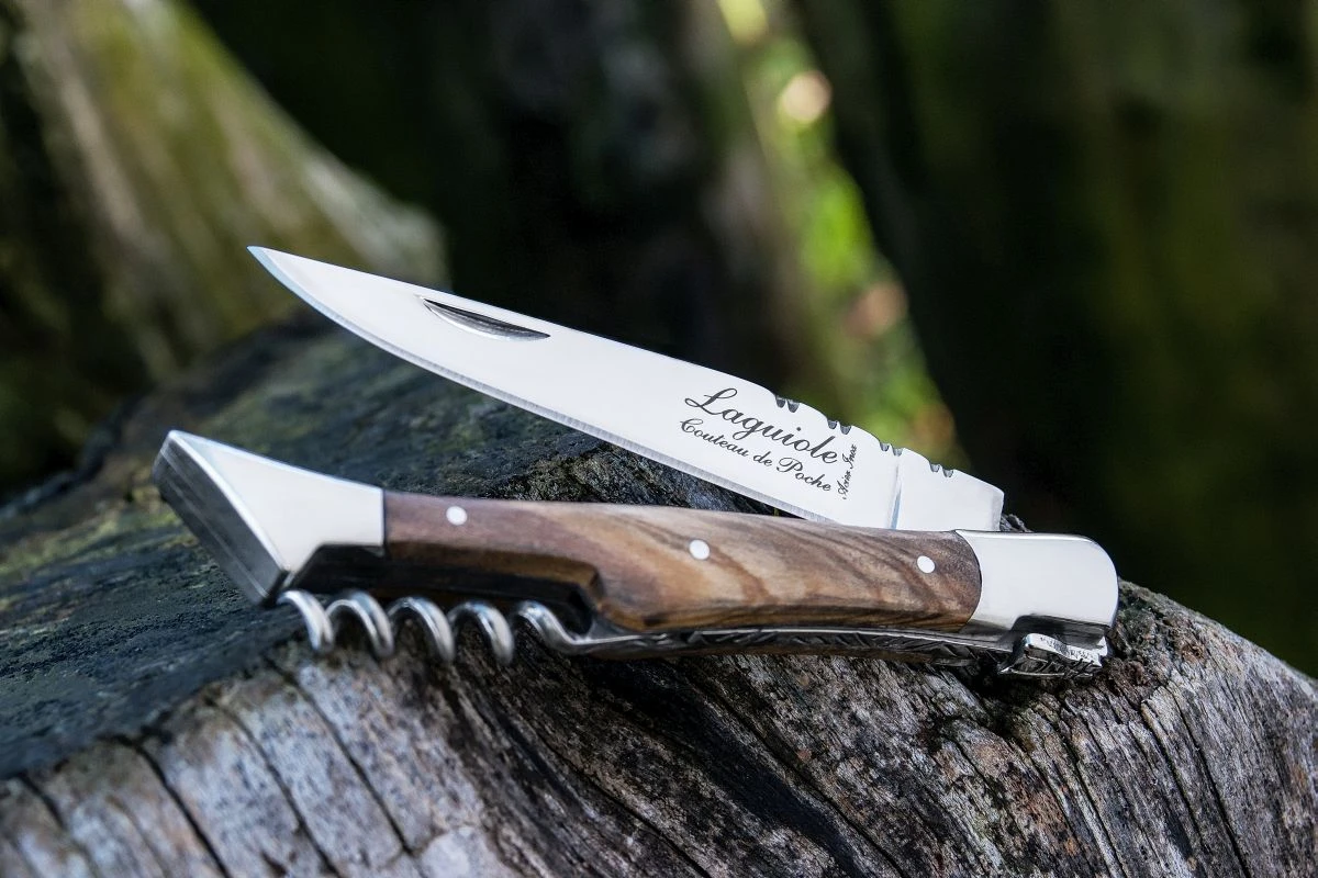 Laguiole Style De Vie Zakmes Met Kurkentrekker - Olijfhout 5 Laguiole Style De Vie Zakmes Met Kurkentrekker - Olijfhout - Image 3