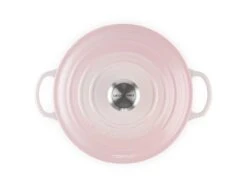 Le Creuset Braadpan Signature - Marmite - Shell Pink - ø 24 Cm / 3.1 Liter -Cuisine Et Table le creuset braadpan marmite shell pink 24cm 1