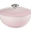 Le Creuset Braadpan Signature - Marmite - Shell Pink - ø 24 Cm / 3.1 Liter -Cuisine Et Table le creuset braadpan marmite shell pink 24cm 1