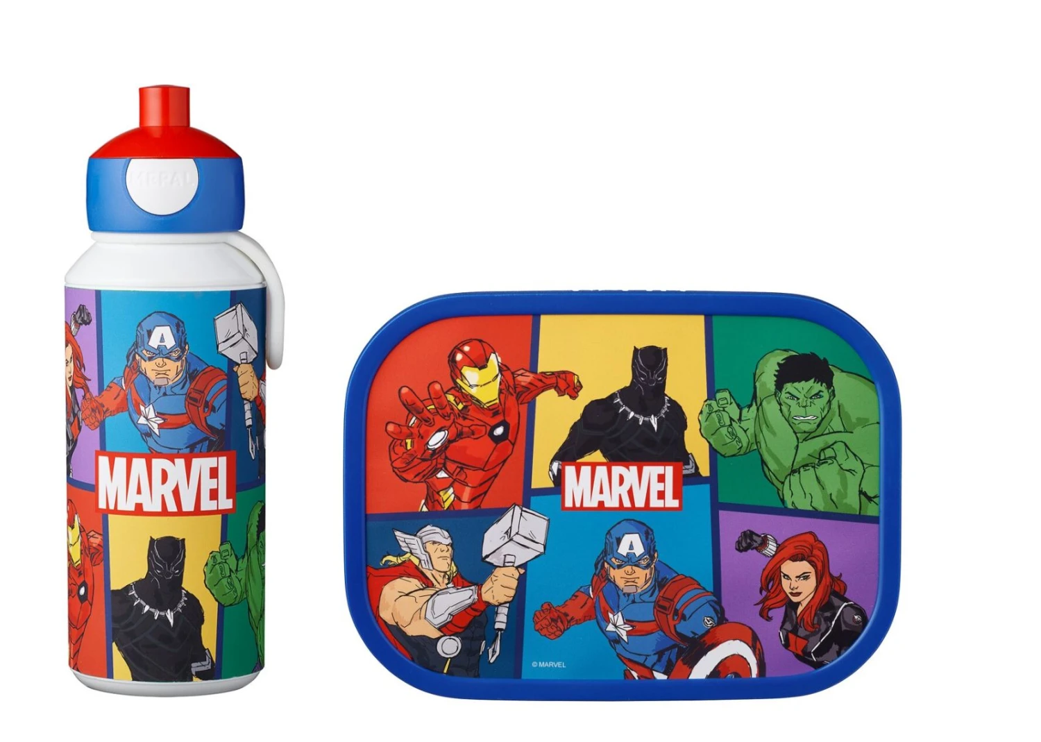 Mepal Lunchset (Schoolbeker & Lunchbox) Campus Pop-Up Avengers 3 Mepal Lunchset (Schoolbeker & Lunchbox) Campus Pop-Up Avengers