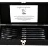 Laguiole Style De Vie Steakvorken Luxury Line Zwart Ebbenhout 6 Stuks -Cuisine Et Table luxury line vorken zwart2
