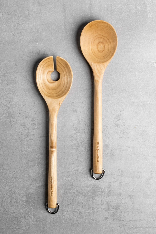 KitchenAid Slabestek Core Berkenhout 2-delig 33 Cm 4 KitchenAid Slabestek Core Berkenhout 2-delig 33 Cm - Image 2