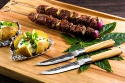 Forged Steakmessen Olive - 4 Stuks -Cuisine Et Table olivesteakmes 35B15D