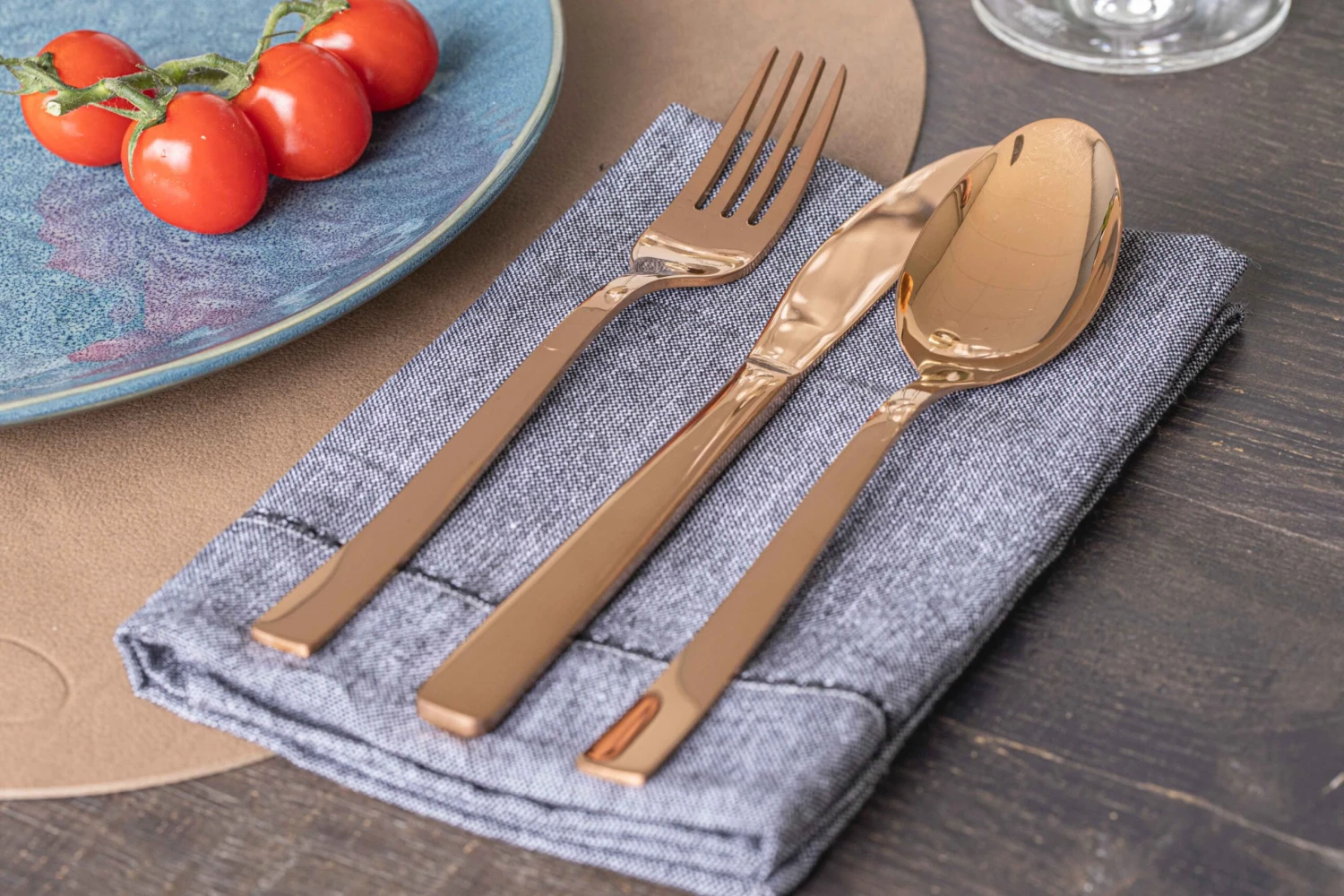 Sareva Bestekset - 16-delig / 4 Personen - Koper 9 Sareva Bestekset - 16-delig / 4 Personen - Koper - Image 7