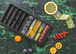 Sareva IJsblokjesvorm - 10 Ijsstaafjes - Siliconen - Easy Release - Herbruikbaar -Cuisine Et Table product 9 7