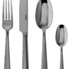 Sambonet Bestekset Flat - Zwart - 24 Delig / 6 Personen 1 Sambonet Bestekset Flat - Zwart - 24 Delig / 6 Personen -Cuisine Et Table sambonet bestekset flat zwart