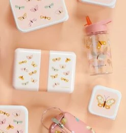 A Little Lovely Company Lunchbox - Vlinders -Cuisine Et Table sbbupi47 lr 3 lunch box butterflies