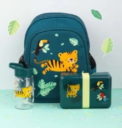 A Little Lovely Company Drinkfles / Waterfles - Jungle Tijger -Cuisine Et Table sbjtgr14 lr 2 lunch box jungle tiger 1