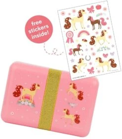A Little Lovely Company Lunchbox - Paard -Cuisine Et Table sblhpi11 lr 3 lunch box horse 2