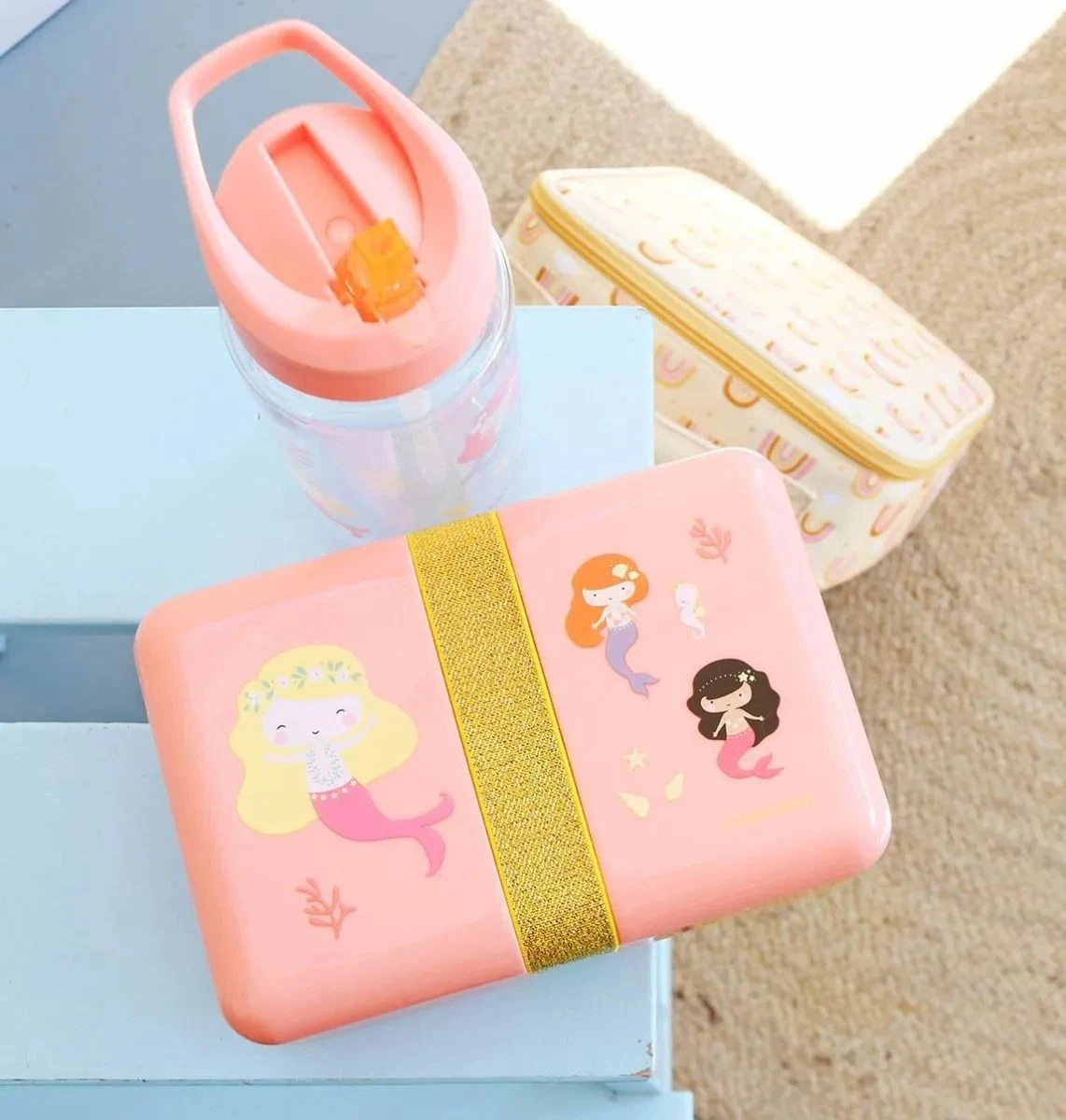 A Little Lovely Company Lunchbox - Zeemeermin 4 A Little Lovely Company Lunchbox - Zeemeermin - Image 2