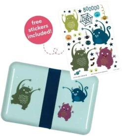 A Little Lovely Company Lunchbox - Monsters -Cuisine Et Table sbmobu23 lr 4 lunch box monsters