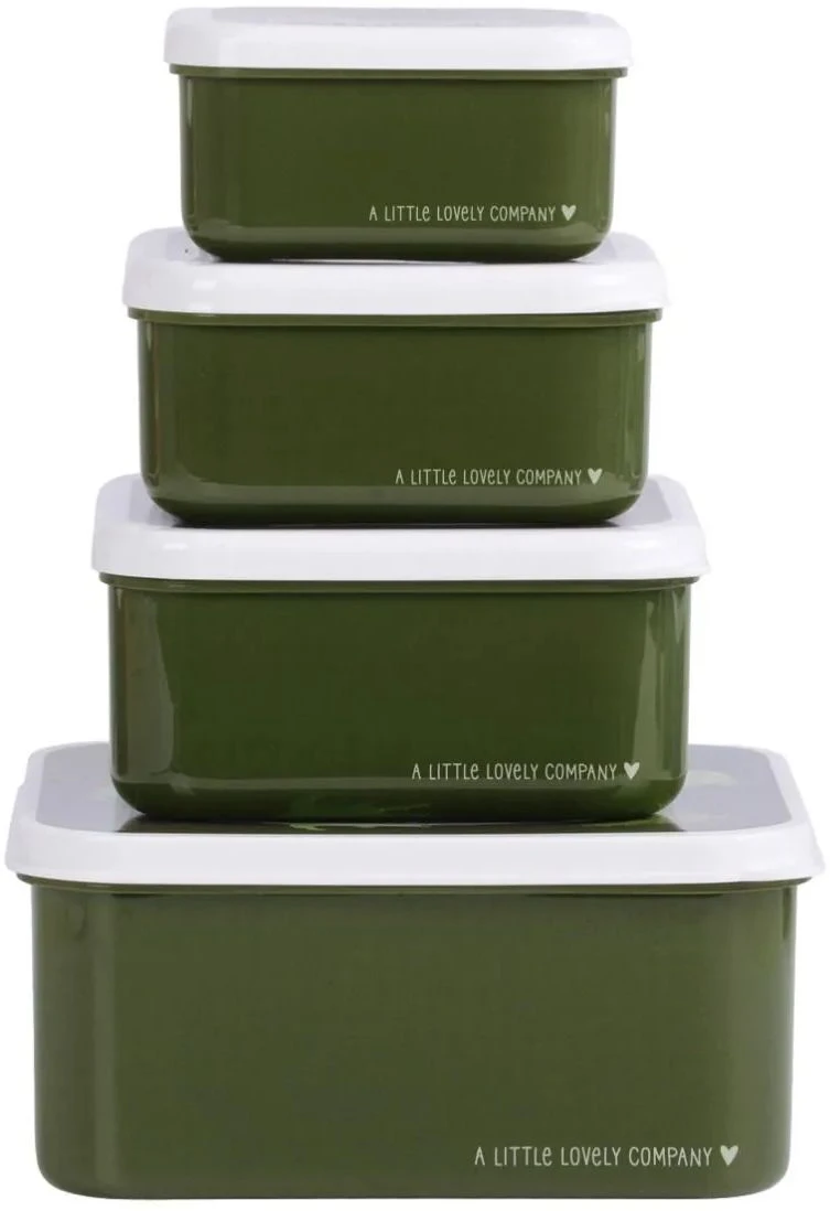 A Little Lovely Company Lunchset - Krokodillen 4 A Little Lovely Company Lunchset - Krokodillen - Image 2