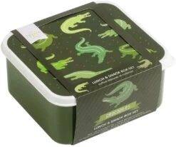 A Little Lovely Company Lunchset - Krokodillen 10 A Little Lovely Company Lunchset - Krokodillen -Cuisine Et Table sbsevr59 lr 4 lunch snack box set crocodiles
