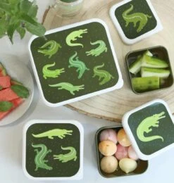 A Little Lovely Company Lunchset - Krokodillen 11 A Little Lovely Company Lunchset - Krokodillen -Cuisine Et Table sbsevr59 lr 5 lunch snack box set crocodiles