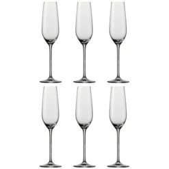 Schott Zwiesel Champagneglazen Fortissimo - 240 Ml - 6 Stuks -Cuisine Et Table schott zwiesel fortissimo champagneflute no 7 set van 6
