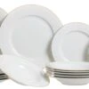Studio Tavola Serviesset Wit / Goud - 18-delig / 6 Personen 1 Studio Tavola Serviesset Wit / Goud - 18-delig / 6 Personen -Cuisine Et Table set 18delig 1 4 1