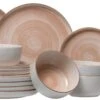 Cosy & Trendy Serviesset Baltic Peach - 18-delig / 6 Personen -Cuisine Et Table set peach 1