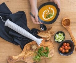 Alessi Staafmixer Plissé - 2 Standen - Wit - Michele De Lucchi - MDL10 W -Cuisine Et Table staafmixer 1 1