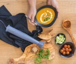 Alessi Staafmixer Set Plissé - Grijs - Michele De Lucchi - MDL10S G -Cuisine Et Table staafmixer 3 1