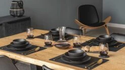 Studio Tavola Ontbijtborden Black Tie ø 19 Cm - 6 Stuks -Cuisine Et Table tafel03 1 2