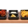 Bowls & Dishes Serveerplank / Tapasplank Streetfood 3-vaks Zwart - Medium -Cuisine Et Table vbb1830.zw 4 1