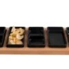 Bowls & Dishes Serveerplank / Tapasplank Streetfood 7-vaks Zwart - XXL -Cuisine Et Table vbb1869.zw 4 1