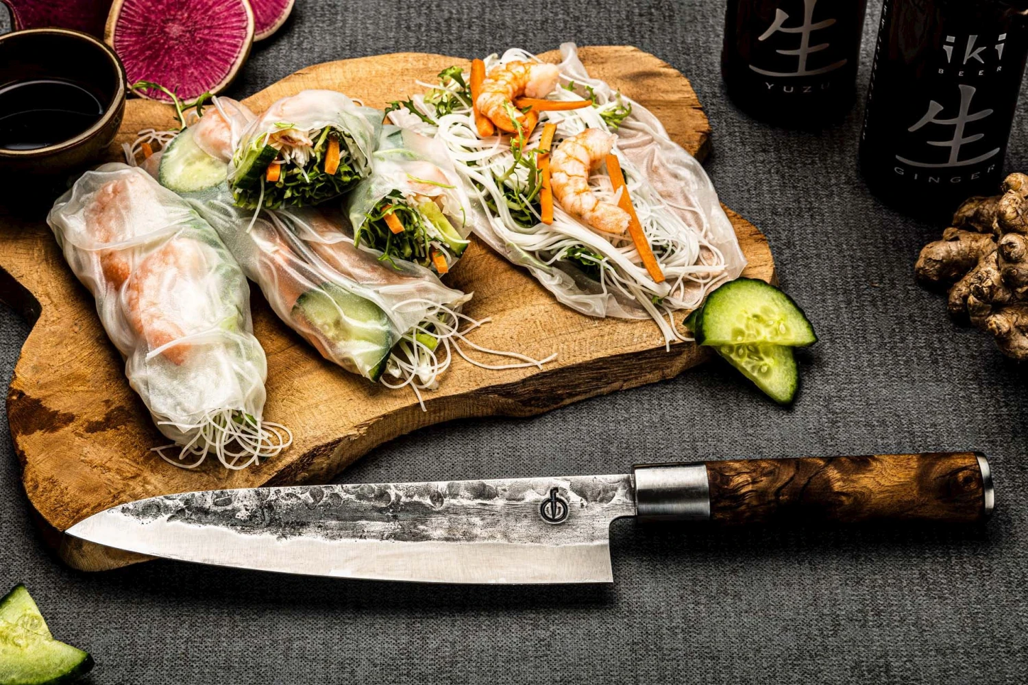 Forged Santokumes VG10 14 Cm 5 Forged Santokumes VG10 14 Cm - Image 3