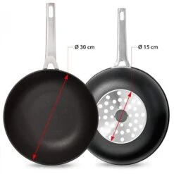 Valira Wokpan Aire - ø 30 Cm - Standaard Anti-aanbaklaag 8 Valira Wokpan Aire - ø 30 Cm - Standaard Anti-aanbaklaag -Cuisine Et Table wokpan2