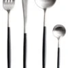 Jay Hill Bestekset - RVS / Zwart - 4-delig -Cuisine Et Table zilver 1